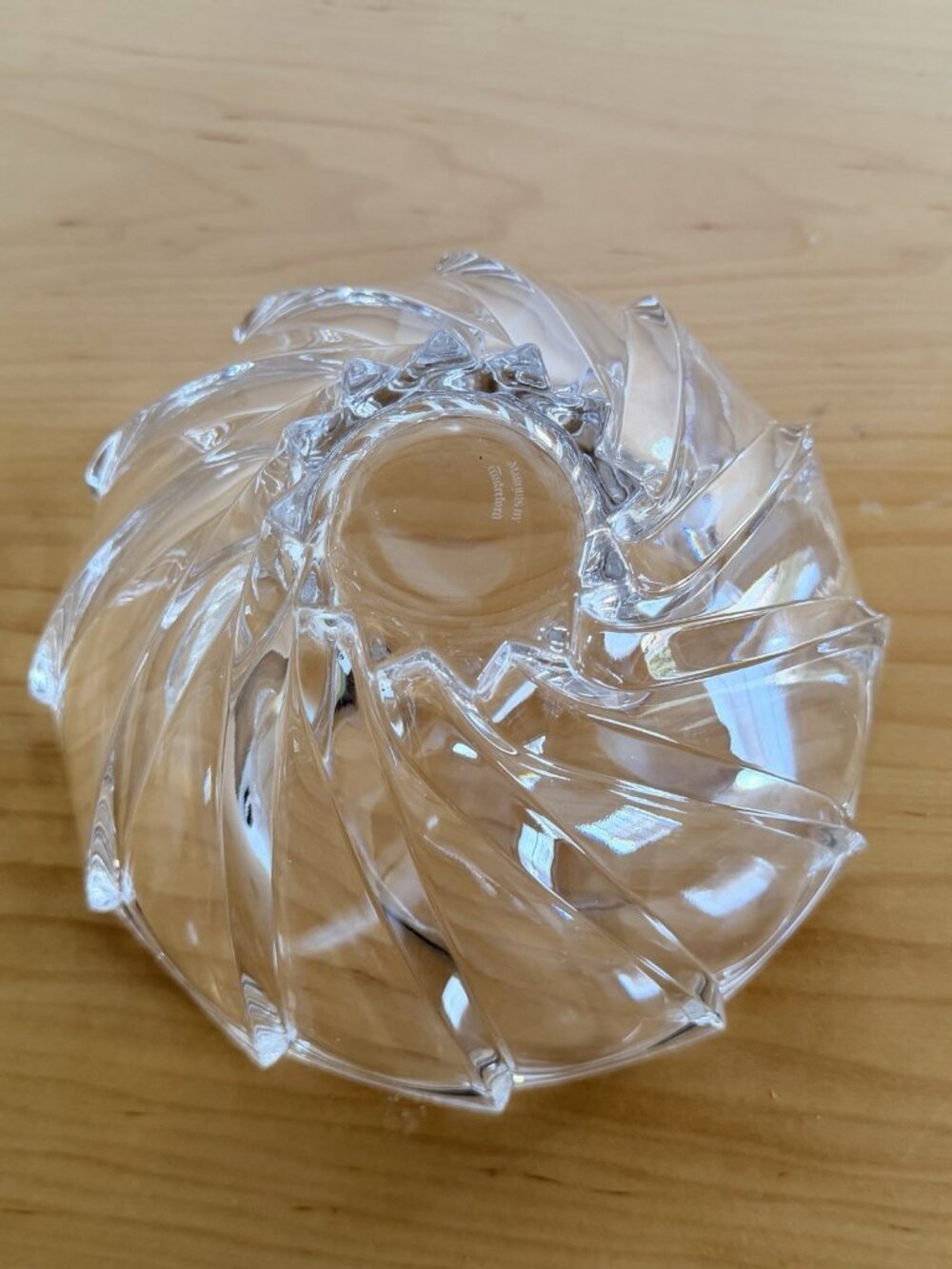 Marquis by Waterford Crystal Bowl‎ Swirl Pattern Clear Glass Gift Decor - Picture 4 of 10